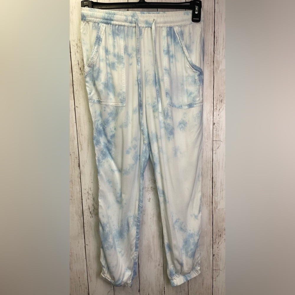 Blue Island Blue/White Jogger pants Size Extra Small